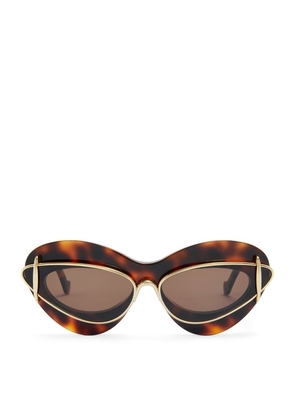 Loewe Eyewear Double Frame Cat Eye Sunglasses