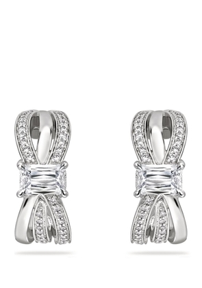 Boodles Platinum And Diamond Ribbons Earrings