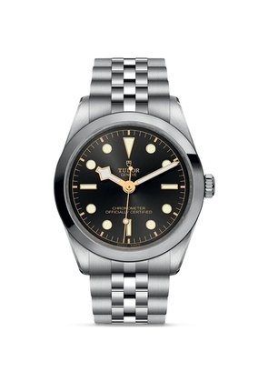 Tudor Stainless Steel Black Bay Automatic Watch 36Mm
