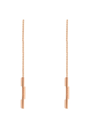 Gucci Rose Gold Link To Love Earrings
