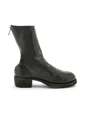 Guidi Leather Horse Zip Back Boots in Black - Black. Size 41 (also in 44).