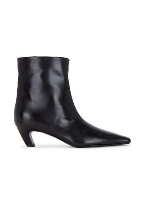 KHAITE Arizona Slouch Ankle Boots in Black - Black. Size 36 (also in 37.5).