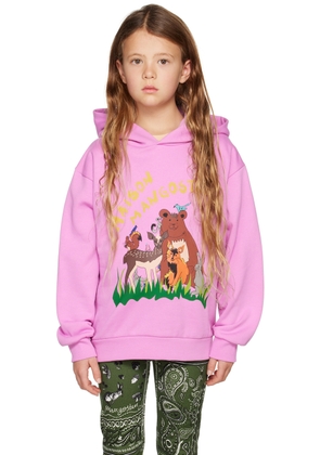 Maison Mangostan Kids Pink Forest Family Hoodie