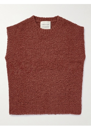 A Kind Of Guise - Lundur Wool-Blend Bouclé Gilet - Men - Red - S