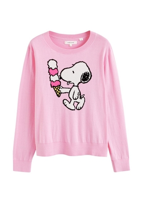 Chinti & Parker Cotton Snoopy Ice Cream Sweater