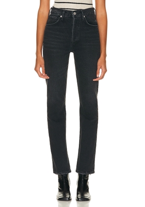 Citizens of Humanity Jolene High Rise Vintage Slim in Stormy - Black. Size 24 (also in 25, 28, 31).