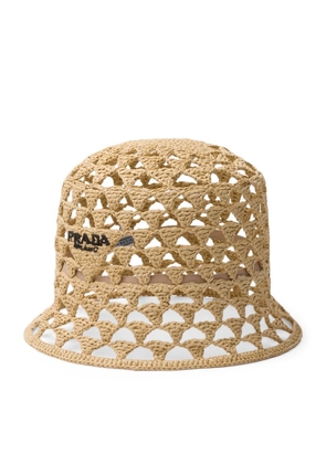 Prada Woven Bucket Hat