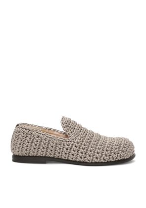 Jw Anderson Crochet Moccasin Loafers