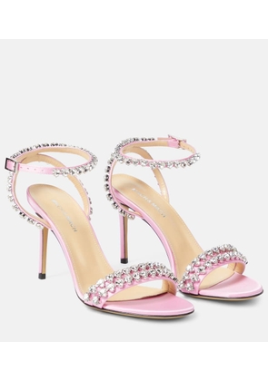 Mach & Mach Audrey crystal-embellished sandals