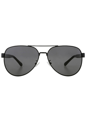Coach Dark Grey Pilot Mens Sunglasses HC7143 900387 61