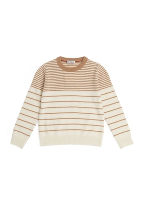 Brunello Cucinelli Kids Cashmere Striped Sweater (4-7 Years)