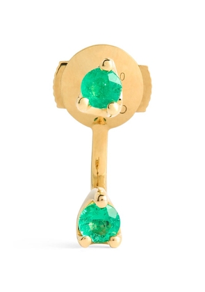 Anita Ko Yellow Gold And Emerald Orbit Single Earring