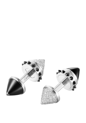 Cartier White Gold, Diamond And Onyx Clash [Un]Limited Cufflinks