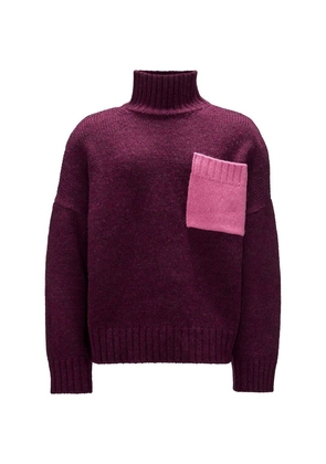Jw Anderson Wool-Blend Pocket-Detail Sweater