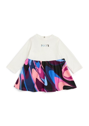 Pucci Junior Cotton Vivara Print Shirt Dress (6-24 Months)