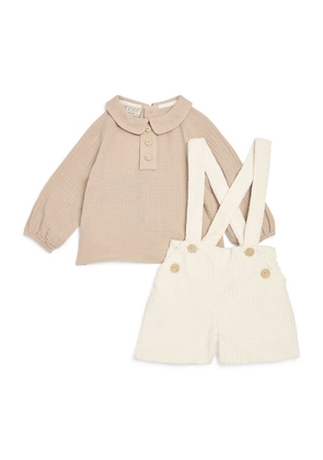 Paz Rodriguez Top And Dungaree Set (1-36 Months)