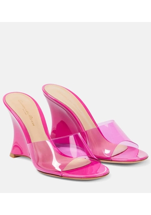 Gianvito Rossi PVC and leather sandals
