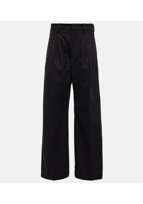 Jean Paul Gaultier Wide-leg wool-blend pants