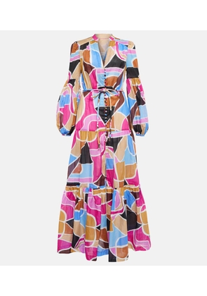 Rebecca Vallance Le Reve printed cotton maxi dress