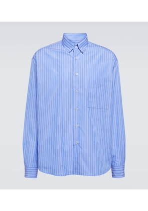Lanvin Striped cotton poplin shirt