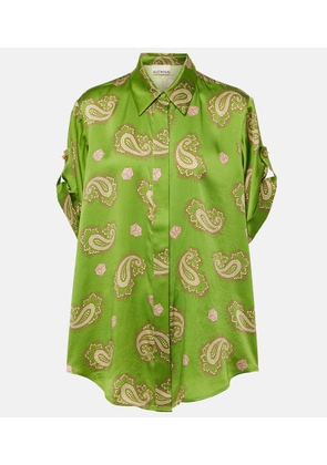 Alémais Dice paisley silk shirt