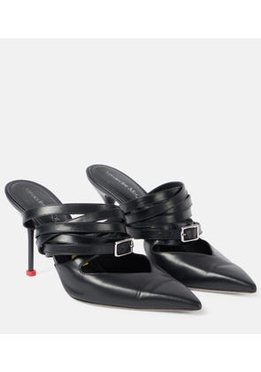 Alexander McQueen Leather mules