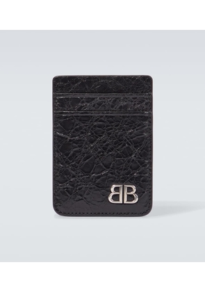 Balenciaga Monaco leather card holder