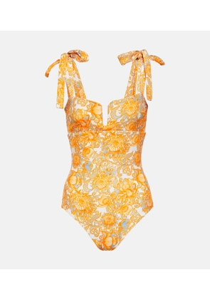 La DoubleJ Barbarella floral swimsuit