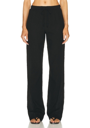 Eterne Willow Pant in Black - Black. Size L (also in M, S, XL).