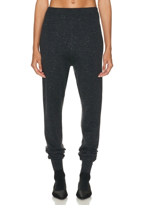 The Row Devarona Pant in Graphite Melange - Charcoal. Size XL (also in ).