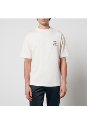 Drôle De Monsieur Le T-Shirt Slogan Cursive Cotton-Jersey T-Shirt - L