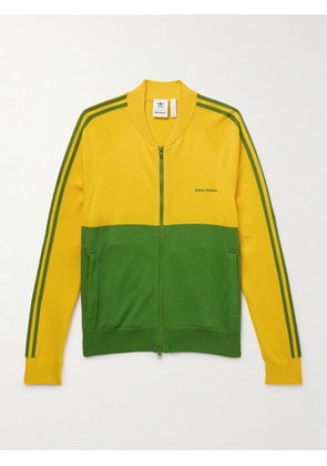 adidas Originals - Wales Bonner Crochet-Trimmed Cotton Track Jacket - Men - Yellow - XS