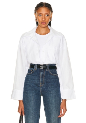 Citizens of Humanity Cocoon Shirt in Optic White - White. Size L (also in S, XS).