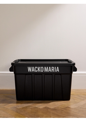 Wacko Maria - THOR Large 75L Logo-Print Plastic Container - Men - Black