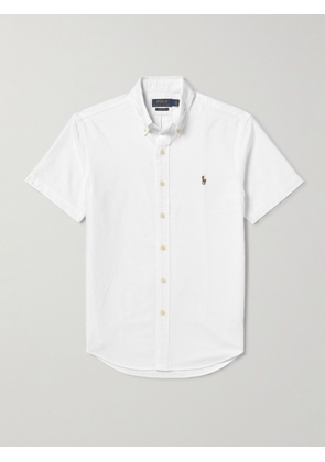 Polo Ralph Lauren - Button-Down Collar Logo-Embroidered Cotton Oxford Shirt - Men - White - XS