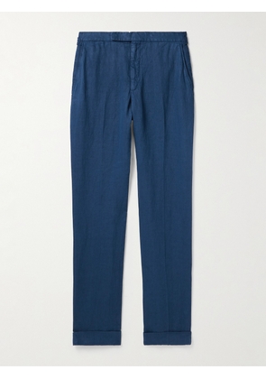 Polo Ralph Lauren - Straight-Leg Hemp-Twill Trousers - Men - Blue - UK/US 30