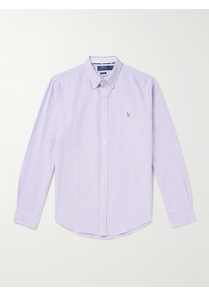 Polo Ralph Lauren - Button-Down Collar Cotton Oxford Shirt - Men - Purple - XS