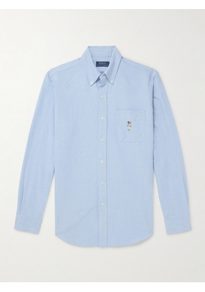 Polo Ralph Lauren - Button-Down Logo-Embroidered Cotton Oxford Shirt - Men - Blue - XS