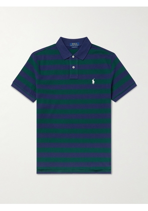 Polo Ralph Lauren - Striped Cotton-Piqué Polo Shirt - Men - Blue - XS