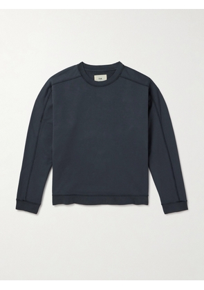 Folk - Prism Embroidered Cotton-Jersey Sweatshirt - Men - Gray - 1