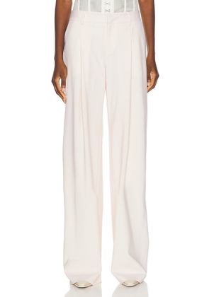 Monse Mesh Bustier Trouser in Ivory - Ivory. Size 2 (also in 6, 8).