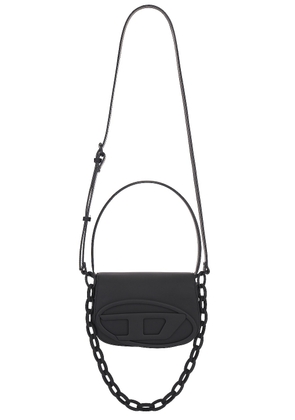 Diesel Loop & Chain Handbag in Black - Black. Size all.