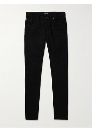 TOM FORD - Slim-Fit Straight-Leg Selvedge Jeans - Men - Black - UK/US 30