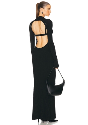 Dion Lee Double Underwire Bra Dress in Black - Black. Size L (also in M, S, XS).