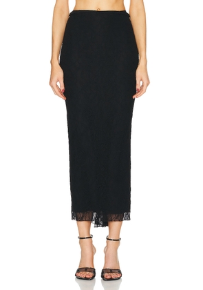 Dolce & Gabbana Laced Skirt in Nero - Black. Size 36 (also in 40, 42).