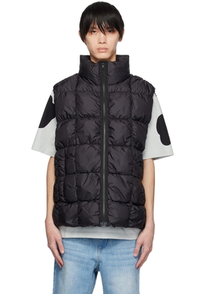 A PERSONAL NOTE 73 Black Quilted Down Vest
