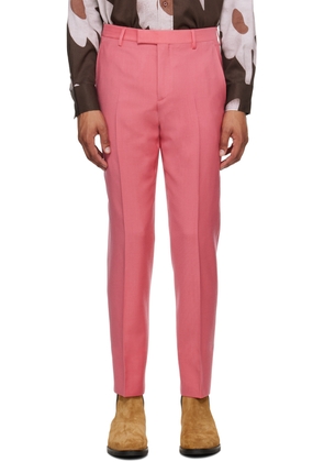 Paul Smith Pink Slim-Fit Trousers