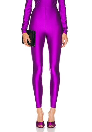 The Andamane Holly 80s Legging in Purple - Purple. Size XS (also in ).