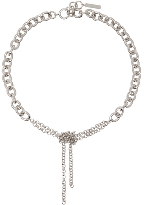 Justine Clenquet Silver Amon Necklace