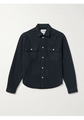 FRAME - Cotton Overshirt - Men - Blue - S